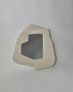 Narcissi Wall Mirror in White Moon, handcrafted in Sweden by VAVA Objects