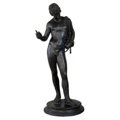 Narcissus, Bronze Excavated Black Patina