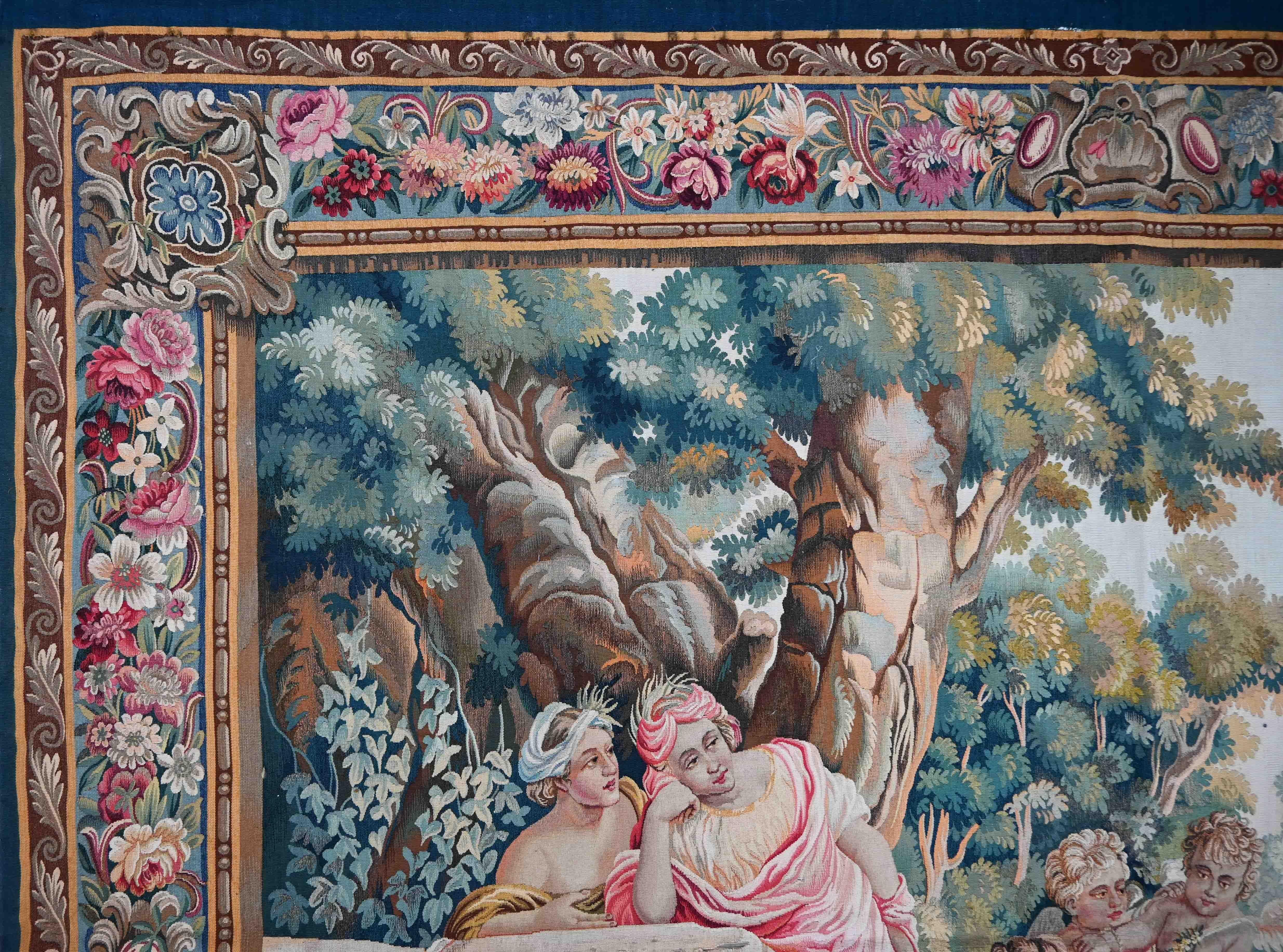 Narciso che guarda se stesso nell'acqua, arazzo della manifattura di Beauvais - N 1546 In condizioni ottime in vendita a Paris, FR