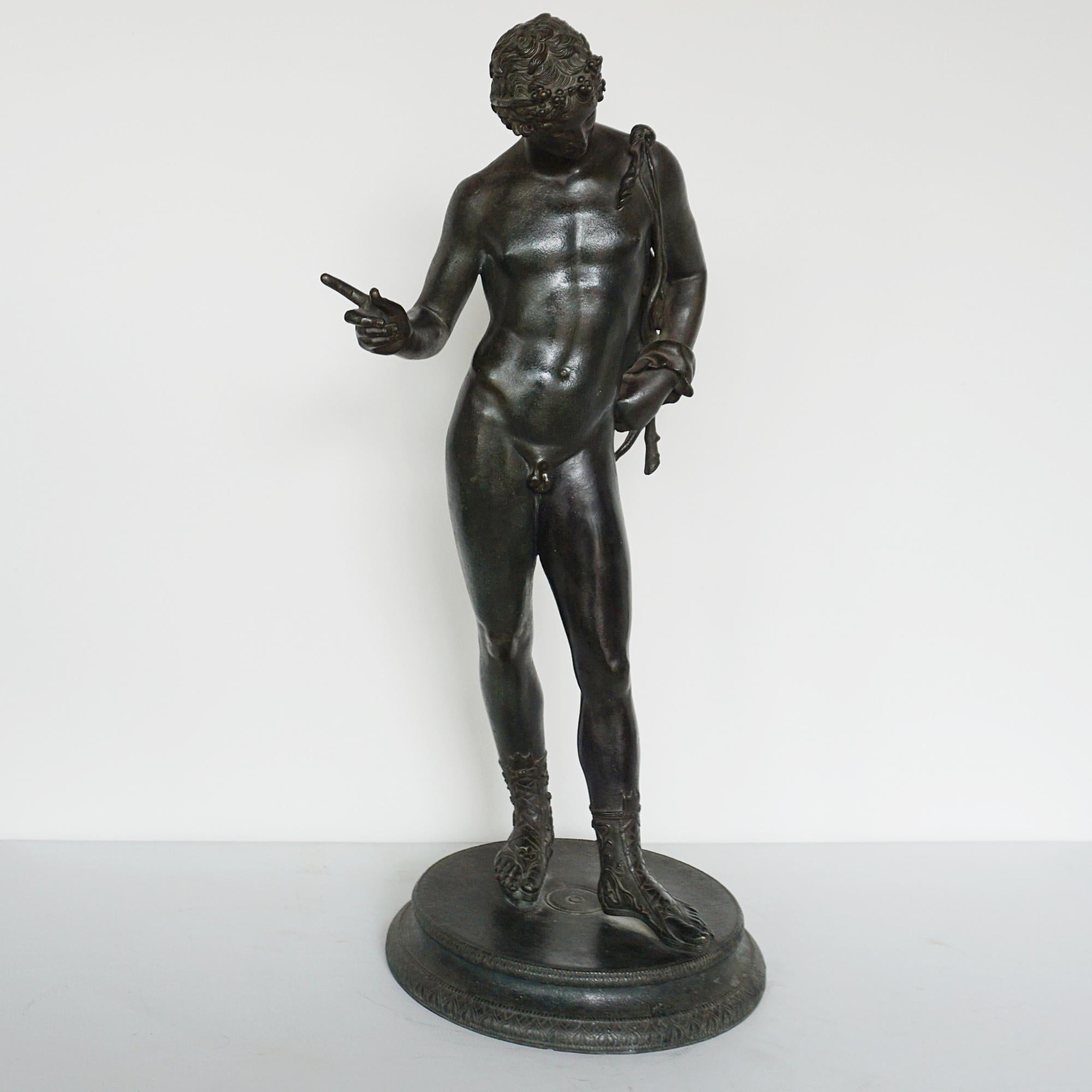 'Narciso' Bronzo Grande Grand Tour di Michele Amodio In condizioni buone in vendita a Forest Row, East Sussex