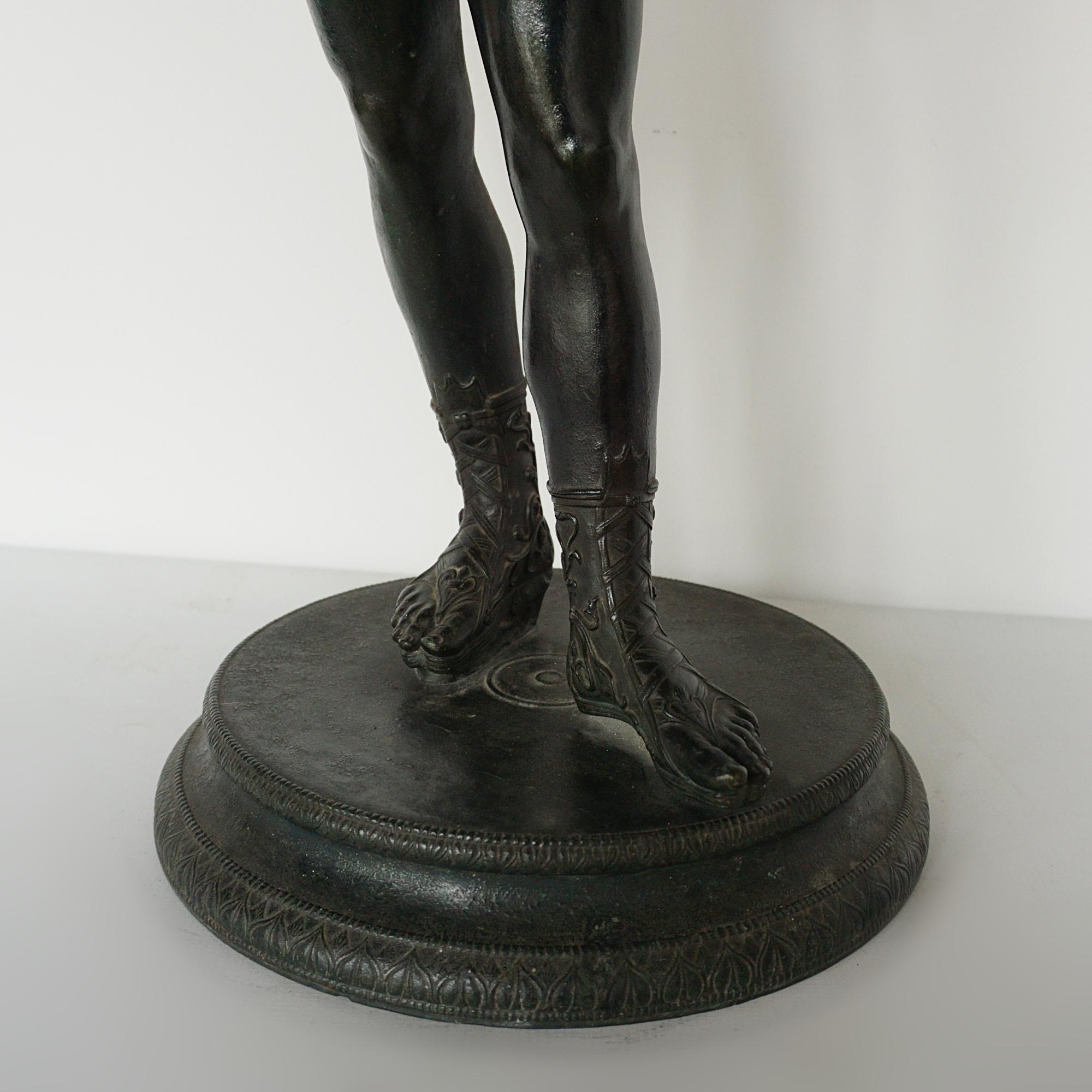 XIX secolo 'Narciso' Bronzo Grande Grand Tour di Michele Amodio in vendita