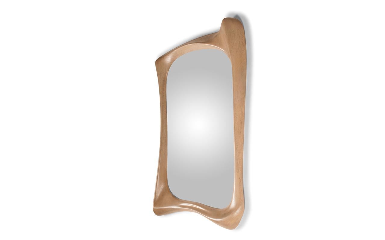 Miroir mural Narcisse, teinté Wood Wood, bois de frêne par Amorph Neuf - En vente à Los Angeles, CA