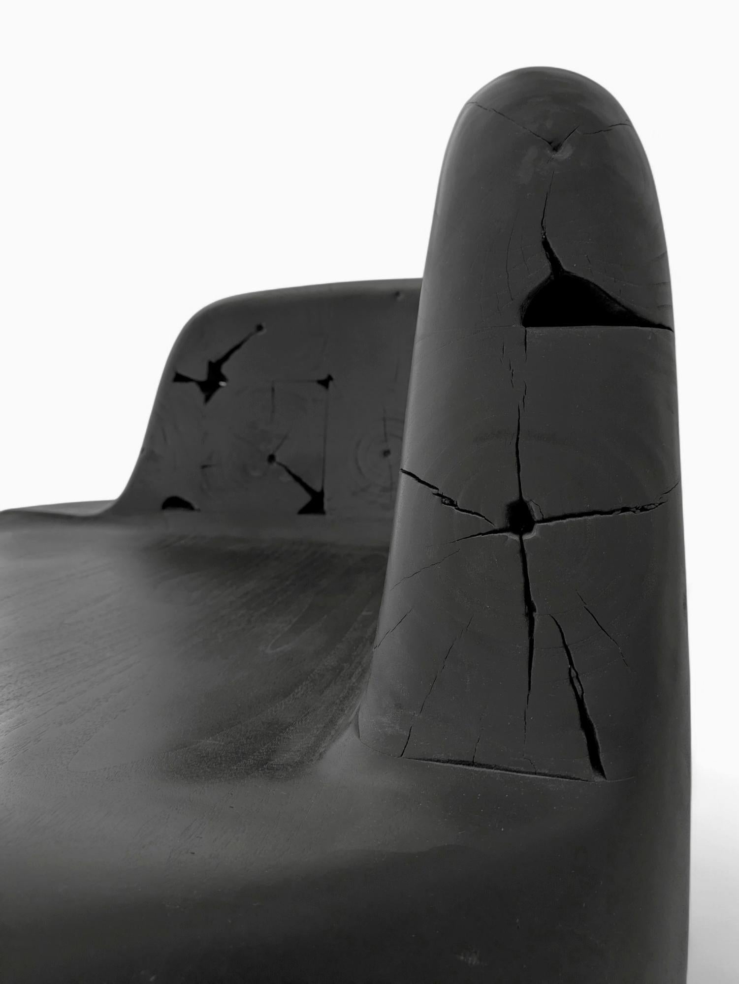 Contemporary Narco Teak Collection Short Divan by AMBER x IÑIGO CALLEJA For Sale
