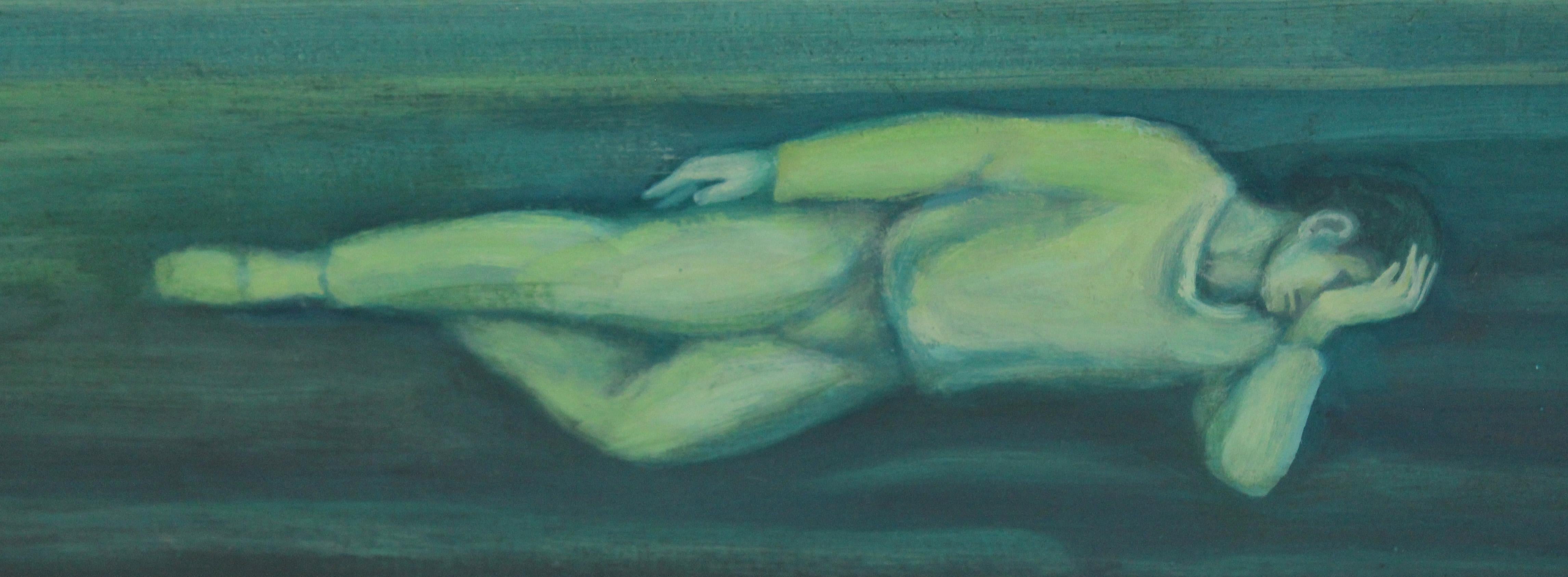Óleo sobre tablex - Pensamientos al viento en vente 1