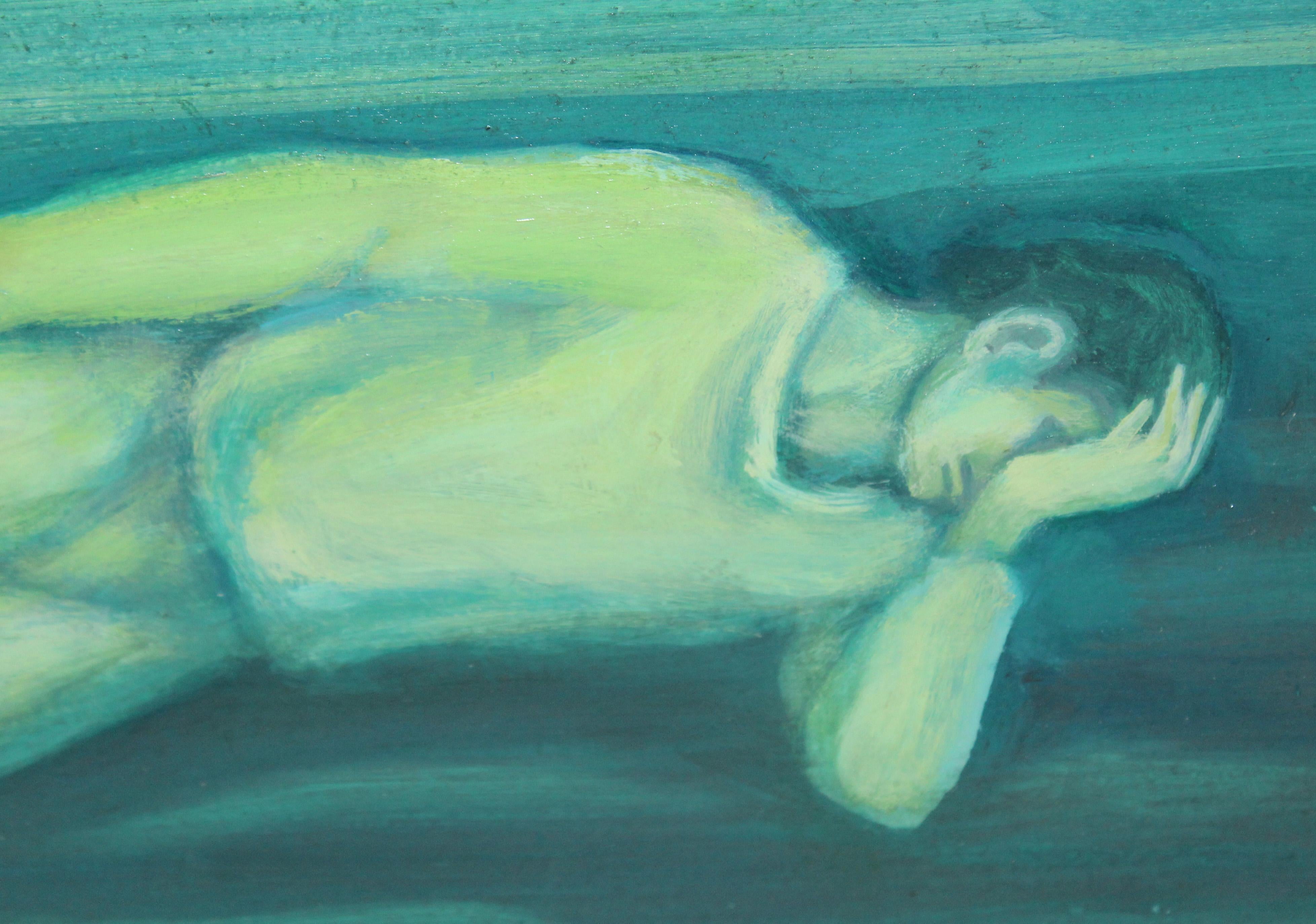 Óleo sobre tablex - Pensamientos al viento en vente 2