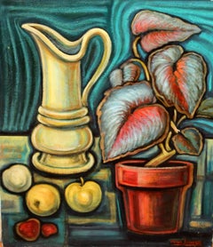 Óleo sobre tela - Bodegón fauvista
