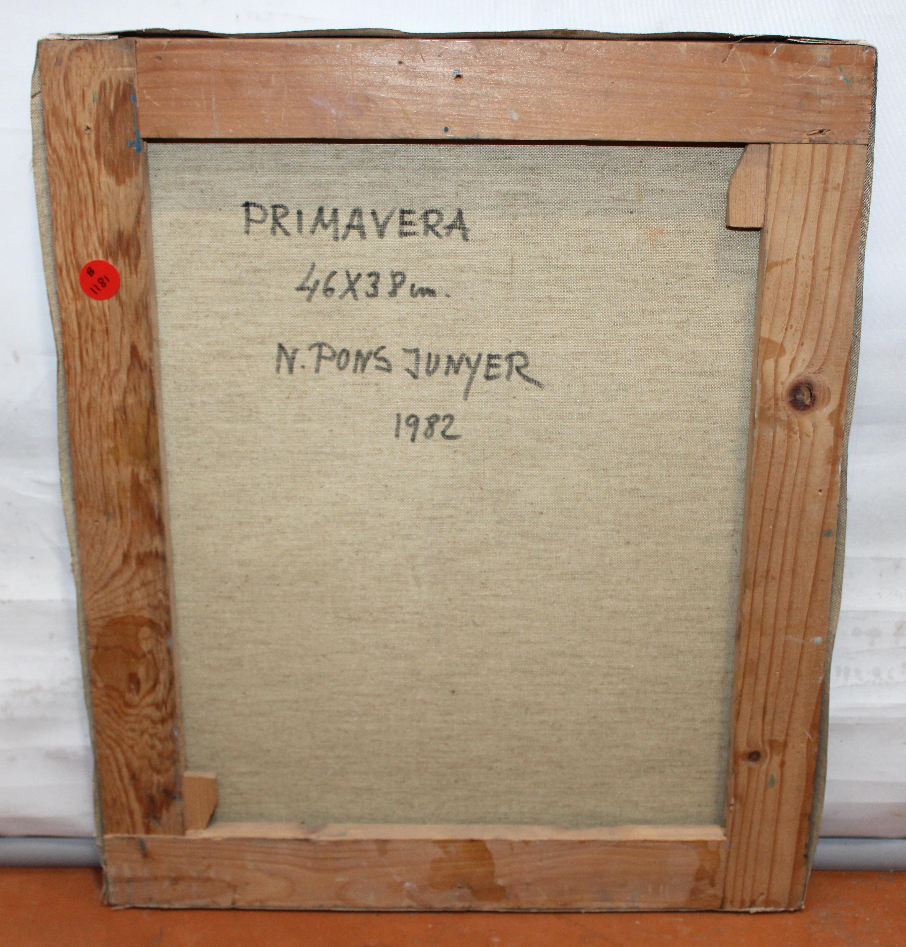 Óleo sobre tela - Primavera en vente 4