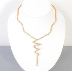 Nardi Diamond Swirl Choker Necklace