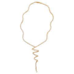 Nardi Diamond Swirl Choker Necklace