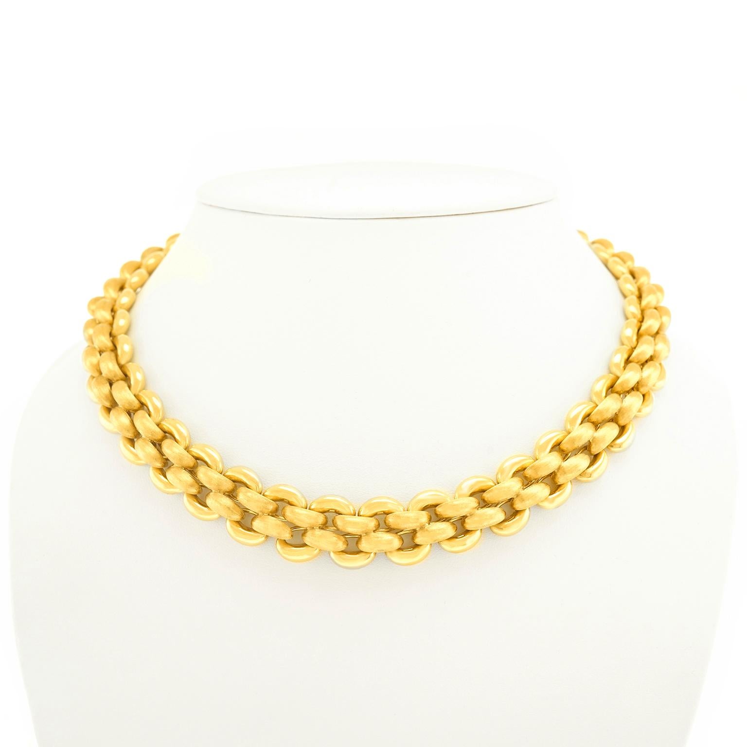 Nardi Gold Necklace In Excellent Condition In Litchfield, CT