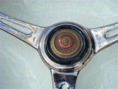 Nardi Jaguar Steering Wheel Ceramic Cigar Ashtray, Italy, ca. 1960's