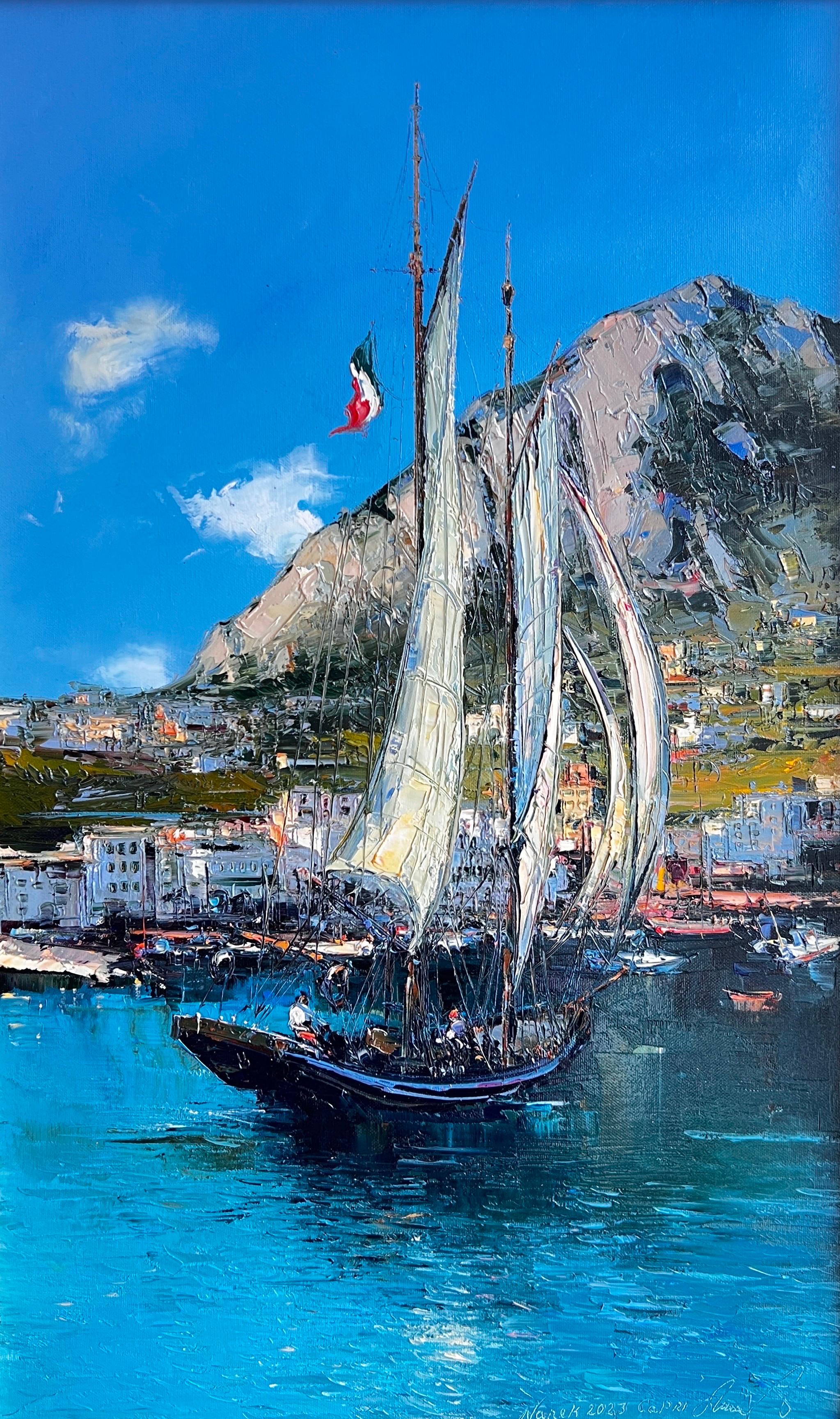 Narek Arakelyan Landscape Painting - Capri