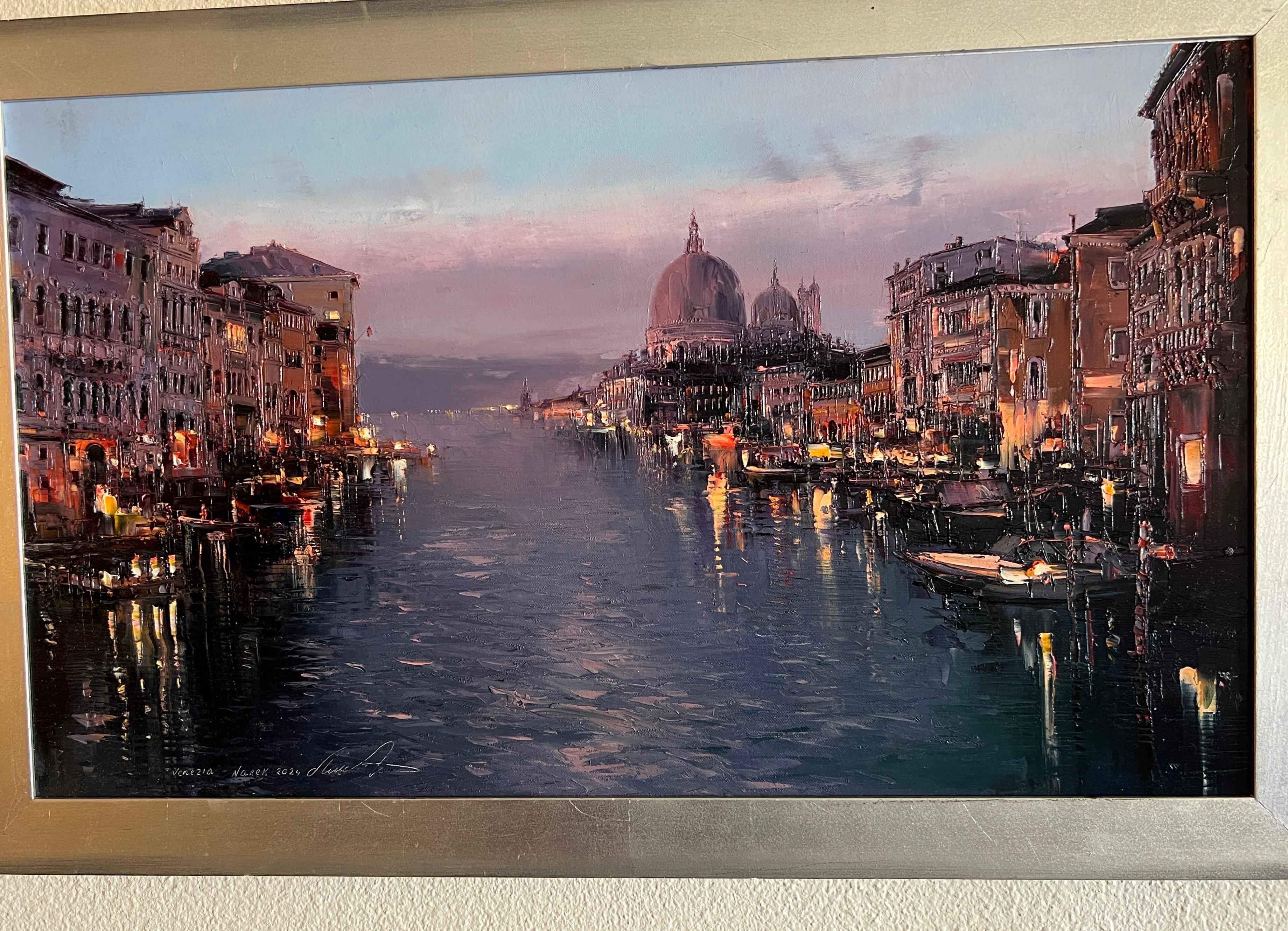 Pintura contemporánea Venecia,  Venecia, Ciudad Metropolitana de Venecia. - Painting de Narek Arakelyan