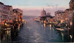 Zeitgenössische Malerei Venedig, Venezia, Metropolitanstadt Venedig.