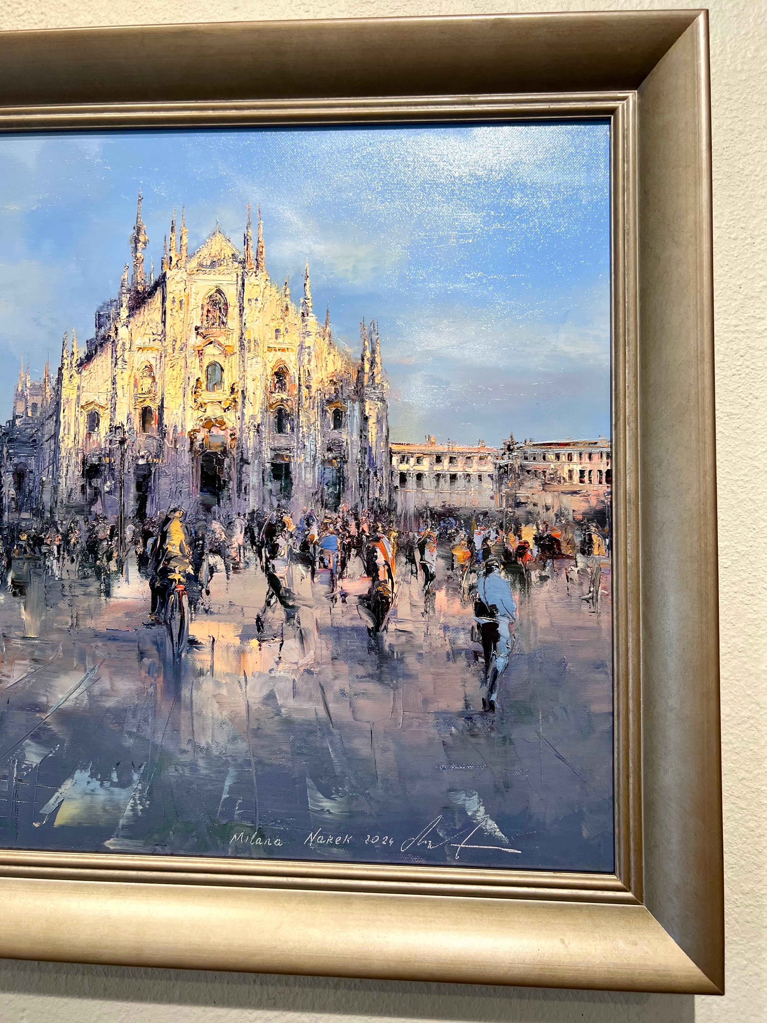 La taille de la peinture à l'huile est de 17.5 