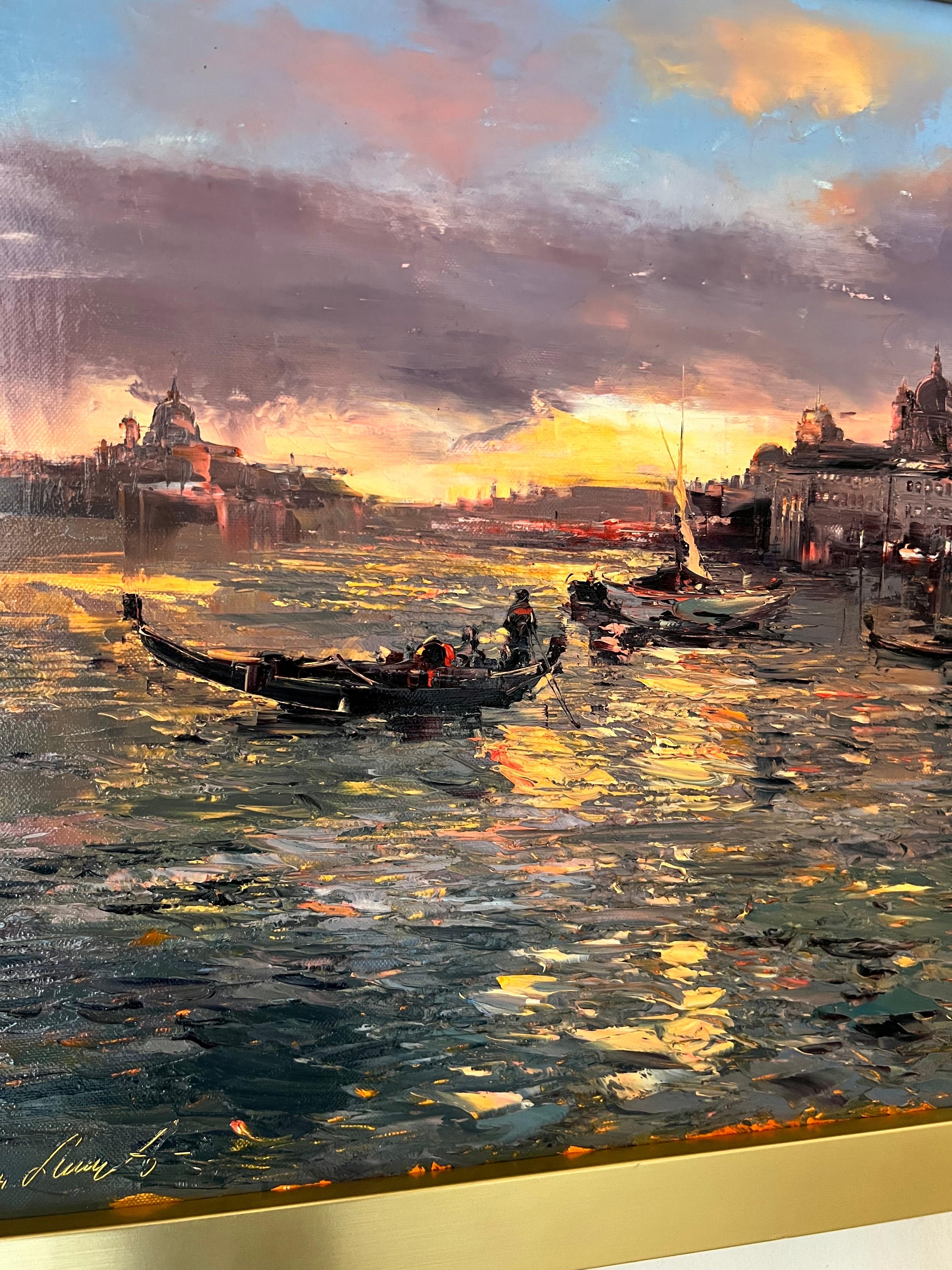 La taille de la peinture à l'huile est de 17.5 