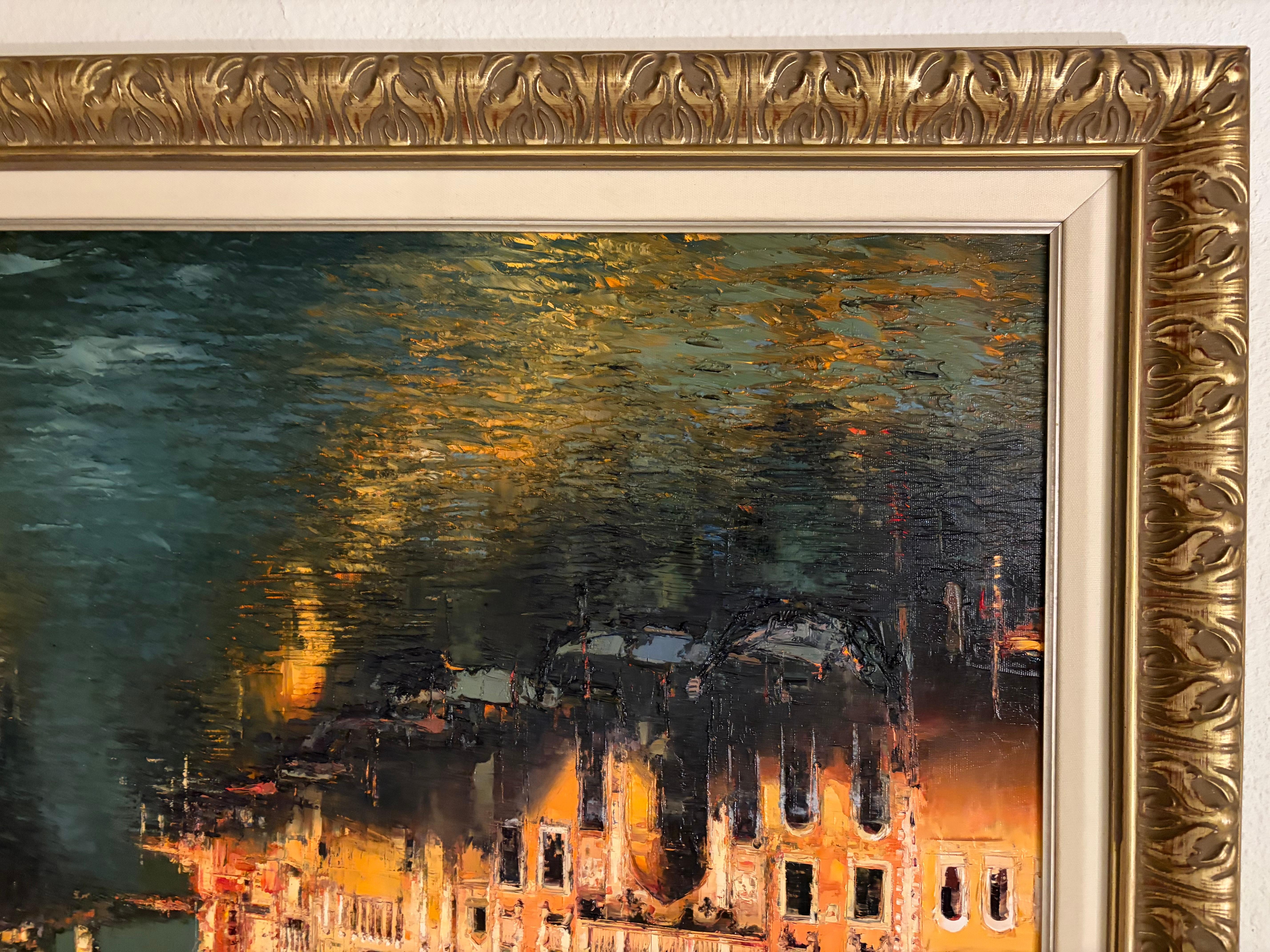 Venezia, zeitgenössisches Ölgemälde von Venezia. im Angebot 10