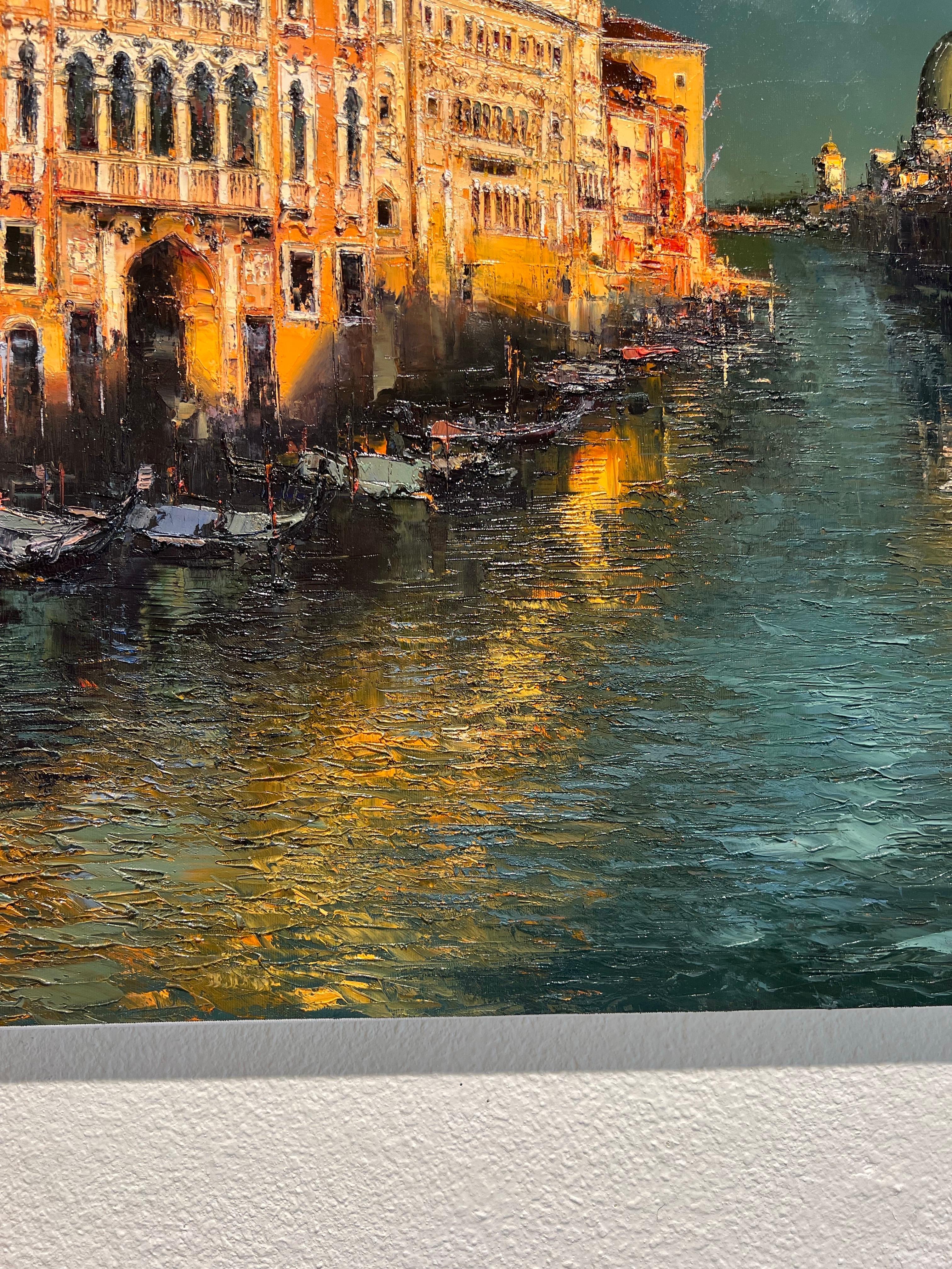 Huile sur toile de Narek Arakelyan
Entrez dans le charme romantique de Venise à travers les yeux de l'artiste Narek Arakelyan. Cette peinture à l'huile captivante capture l'esprit de la ville - son architecture intemporelle, ses reflets sur le canal
