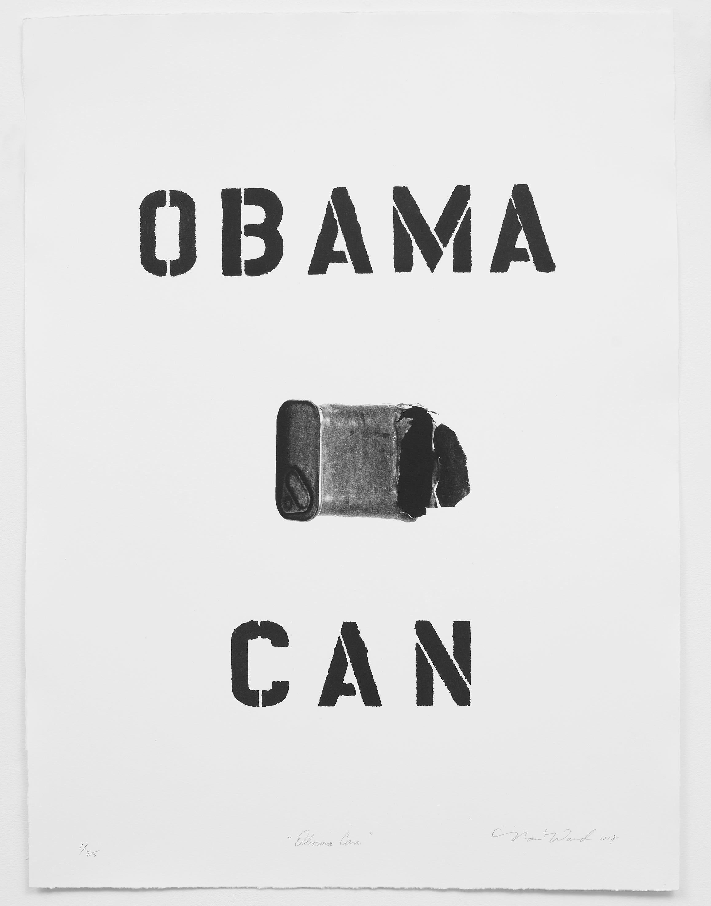 Nari Ward Print - Obama Can