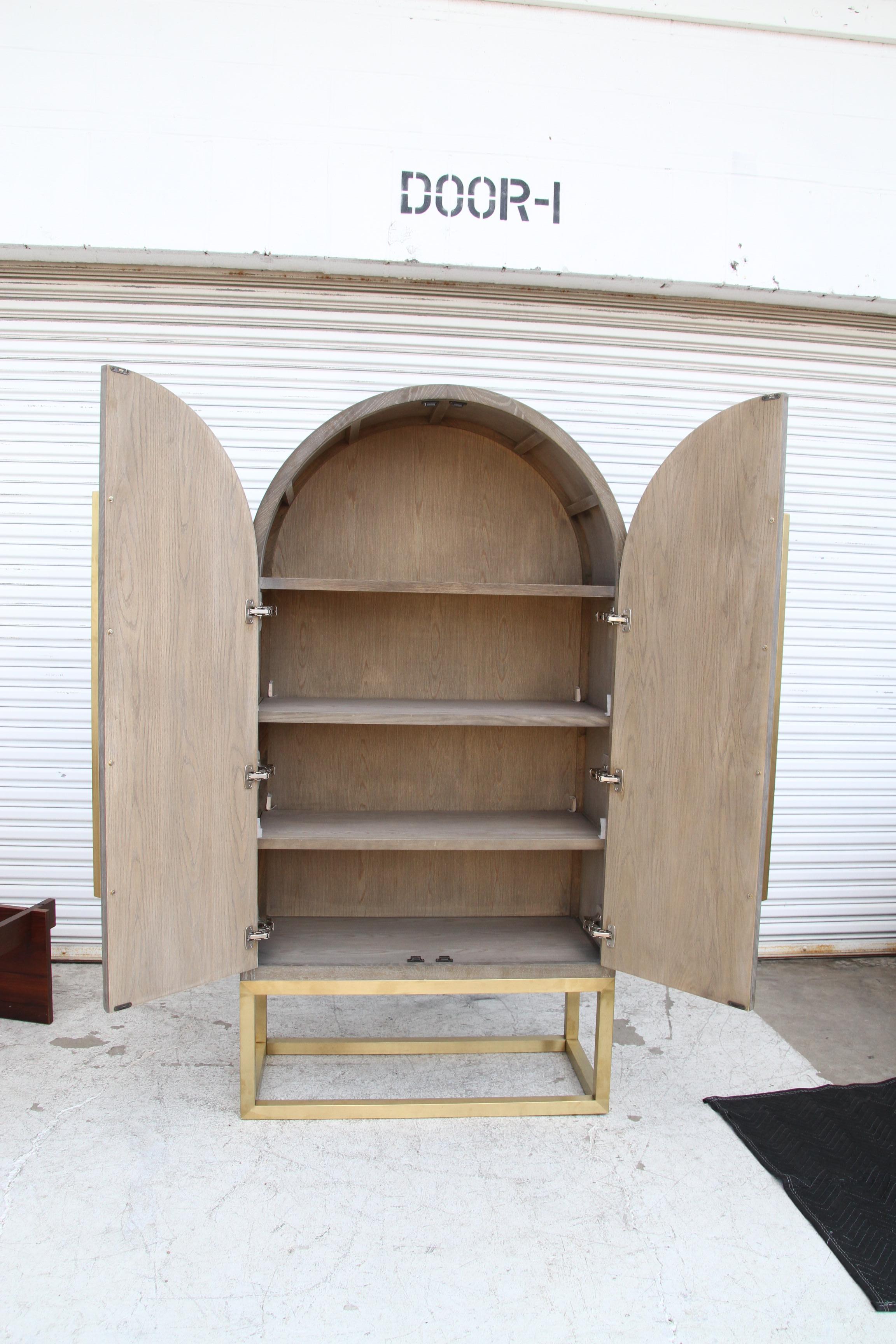 Modern Narnia Ash Cabinet By Cyan Design For Sale