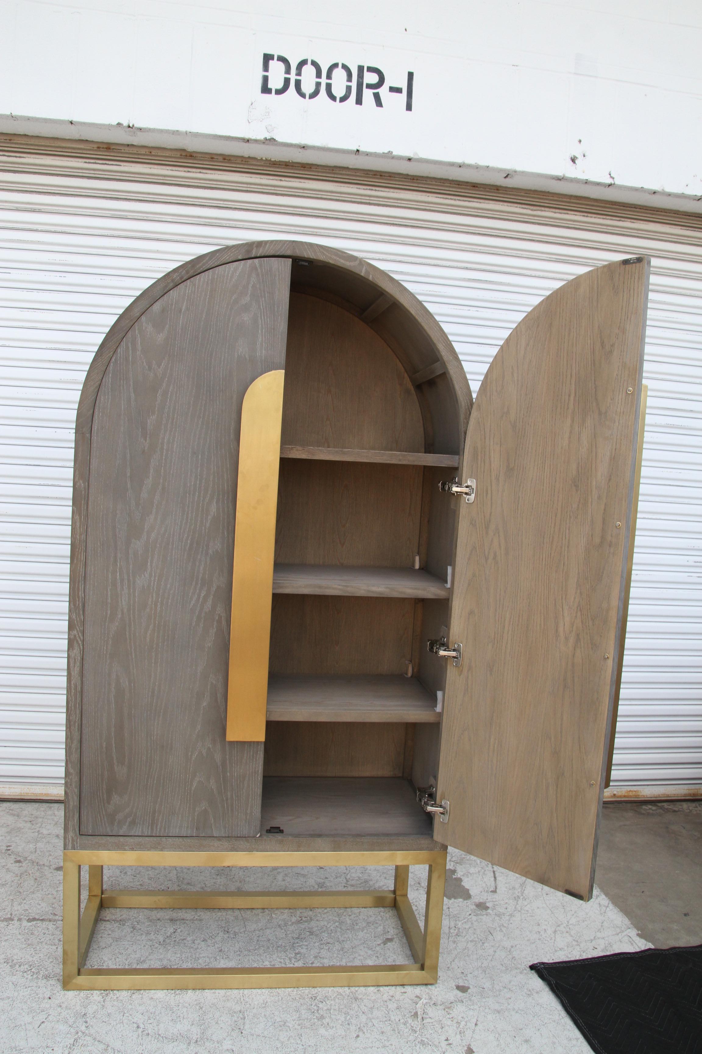 Narnia Ash Cabinet By Cyan Design In Good Condition For Sale In Pasadena, TX