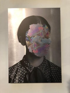 Crystal Woman Portrait Naro Pinosa, "Untitled" Digital Collage, Spain, 2018