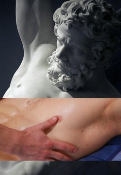 Classic Sculpture Homoerotic Naropinosa, "Untitled" Digital Collage, Spain, 2019