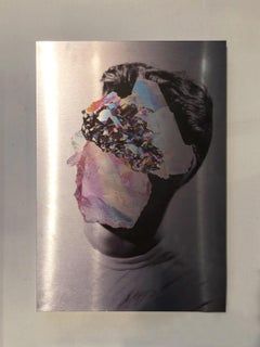 Crystal Man Portrait Naropinosa. "Untitled" Digital Collage, Spain, 2019