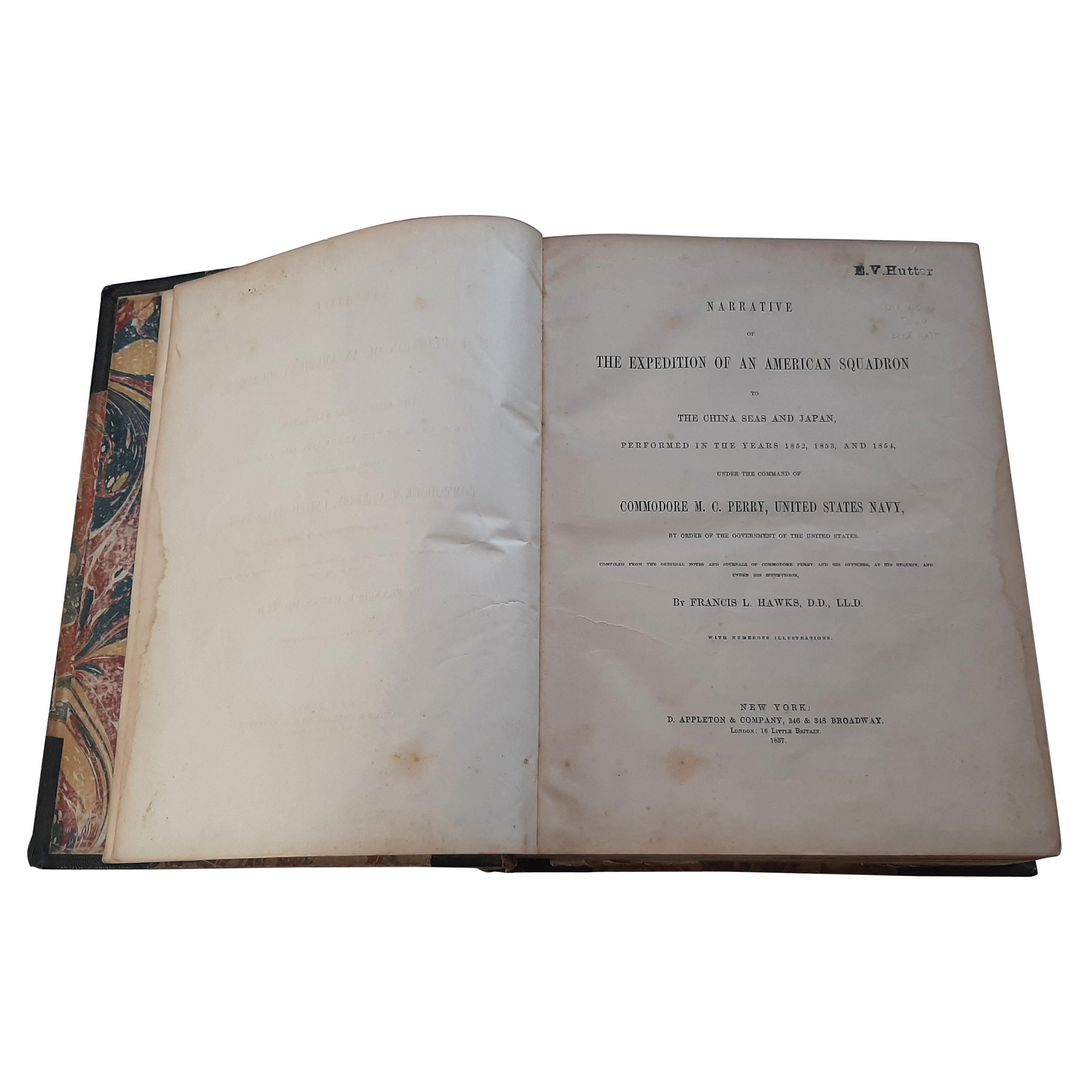 Narrative de l'expédition d'un escadron américain par M.C. Perry, '1857'.