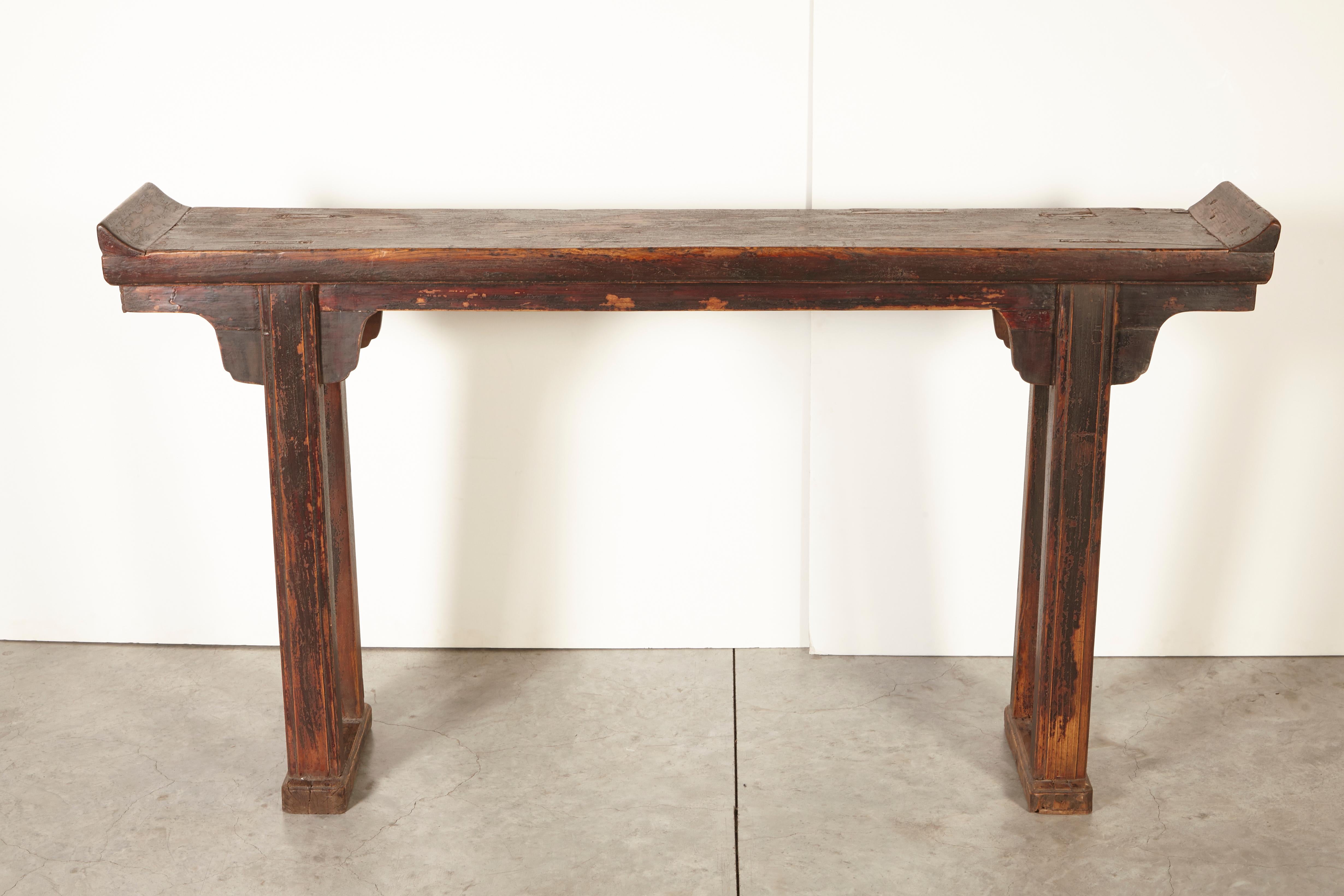 Narrow Antique Chinese Altar Table 5