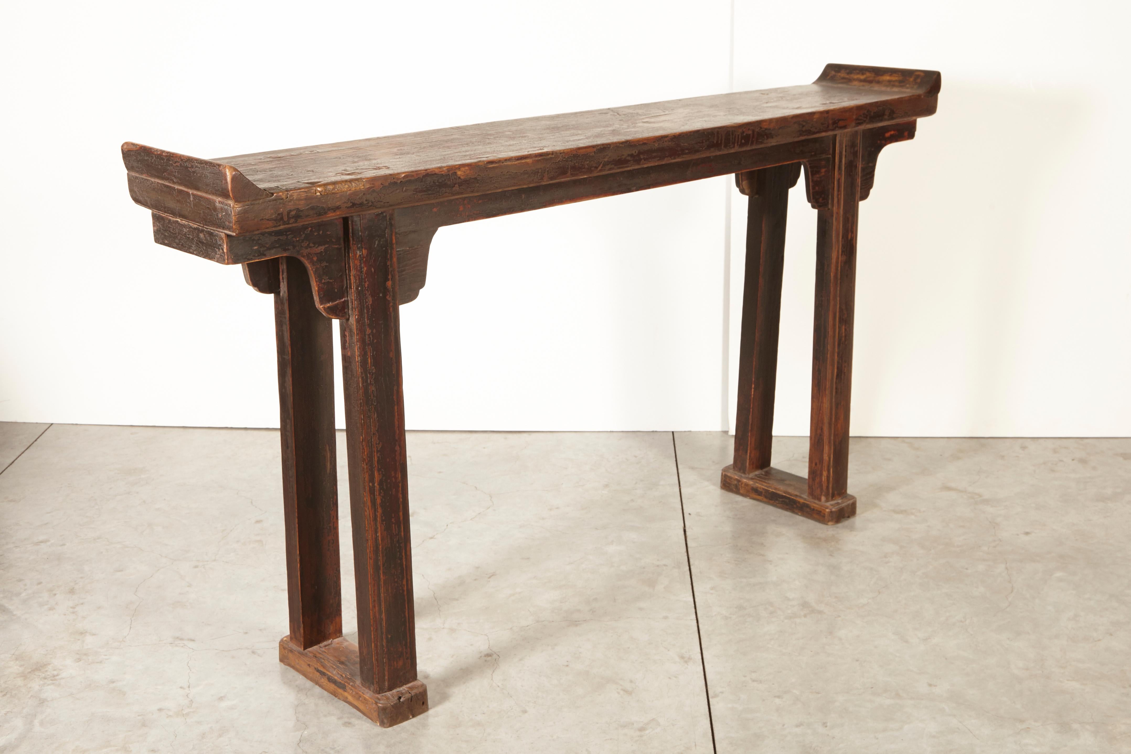 Table d'autel chinoise ancienne étroite 3