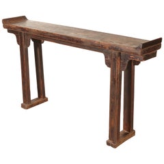 Narrow Antique Chinese Altar Table