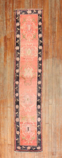 Narrow Antique Orange Tibetan Runner