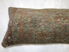 Narrow Antique Persian Bolster Rug Pillow