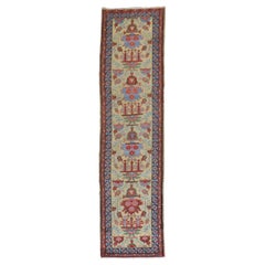 Narrow Antique Persian Heriz Runner