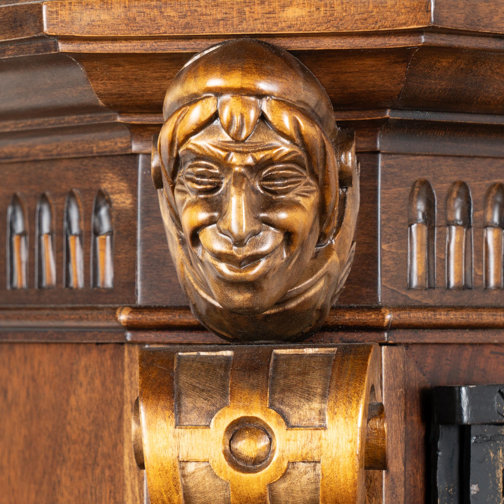 Narrow Bar Cabinet with Revolving Serving Surface, Denmark circa 1960-70 1