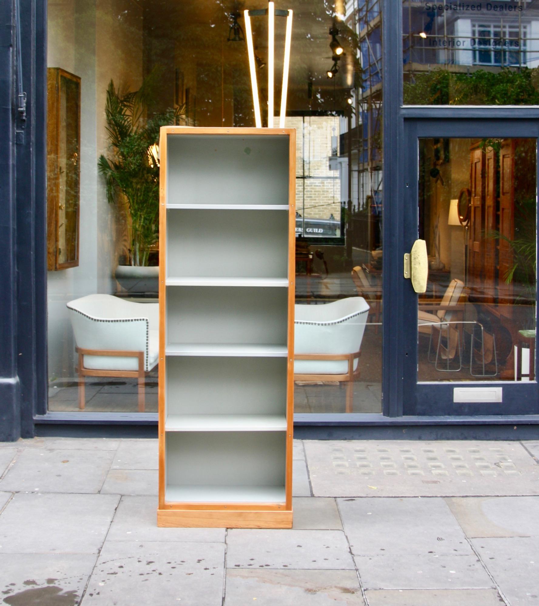 Scandinavian Modern Narrow Bookcase by Børge Mogensen & Grete Meyer
