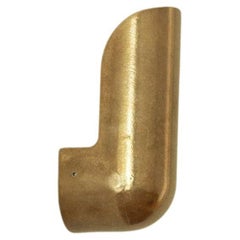 Narrow Brass Elbow Wall Light by Henry Wilson