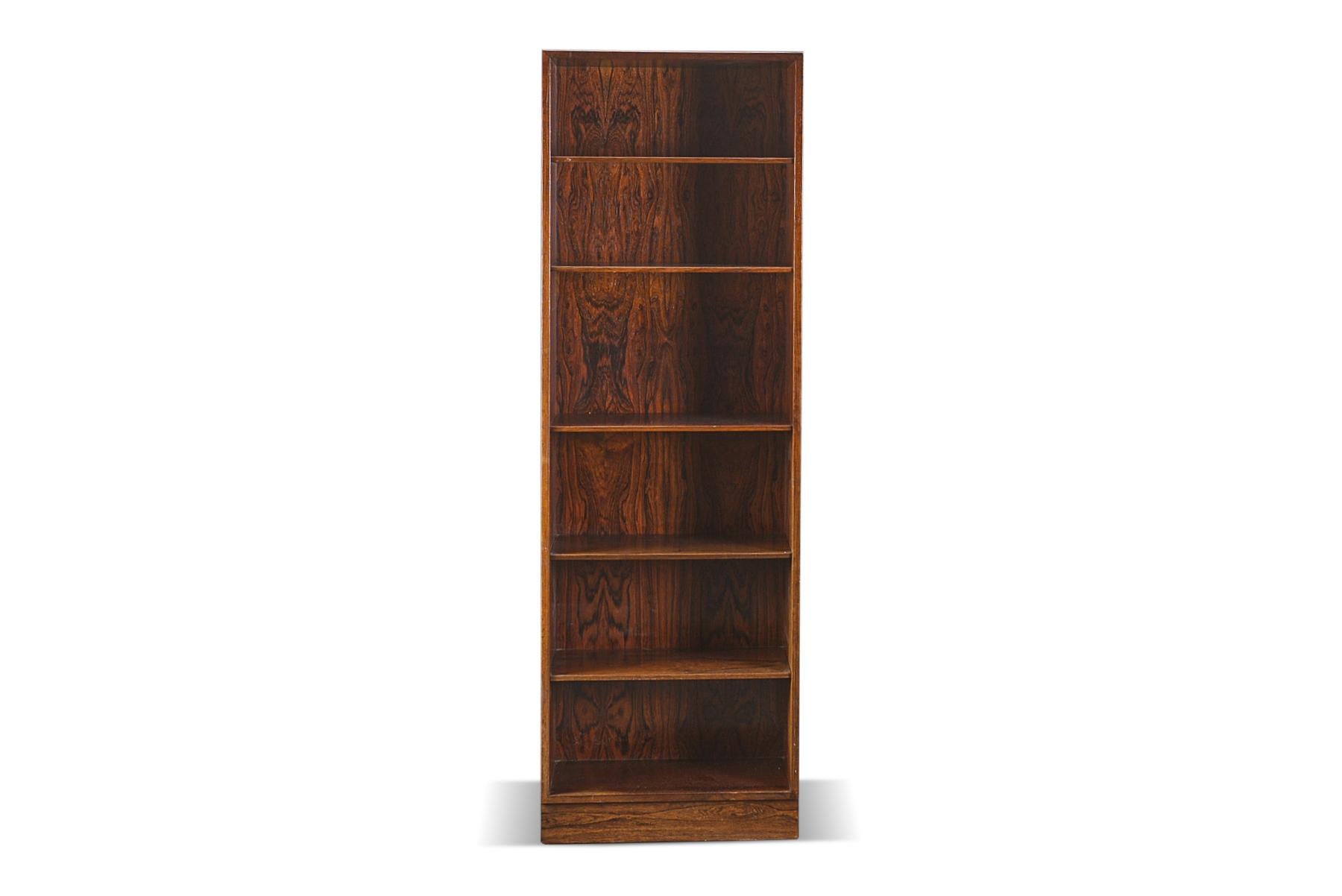 Origin: Denmark
Designer: Gunni Omann
Manufacturer: Omann Jun Møbelfabrik
Era: 1960s
Materials: Rosewood
Measurements: 24? wide x 11.5? deep x 73.75? tall

Condition:
In excellent original condition.