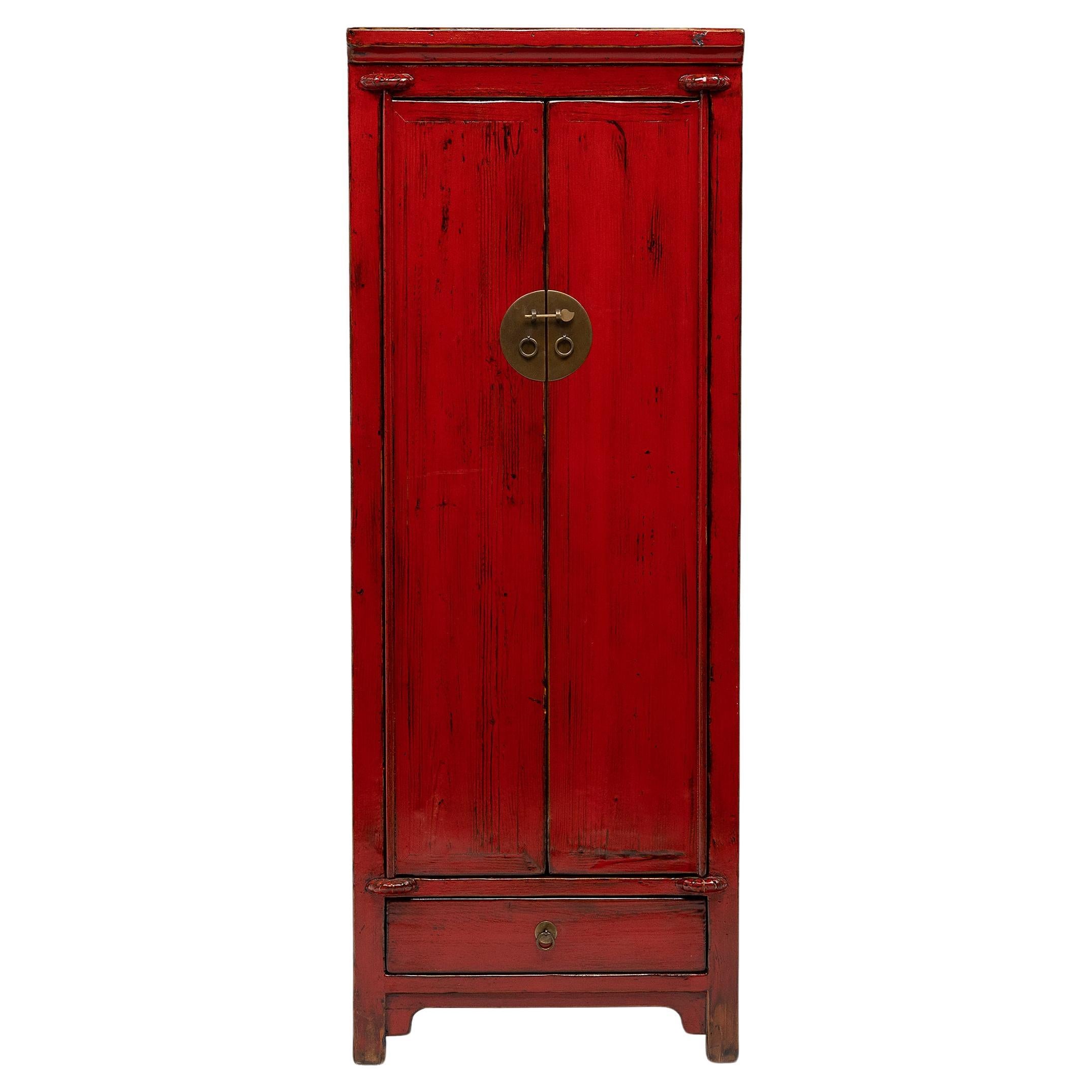 Narrow Chinese Shanxi Cabinet, c. 1900