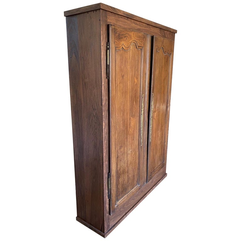 Narrow Depth Louis XV Style Armoire Storage Cupboard at 1stDibs | shallow  depth cabinet, narrow armoire, narrow depth cabinet