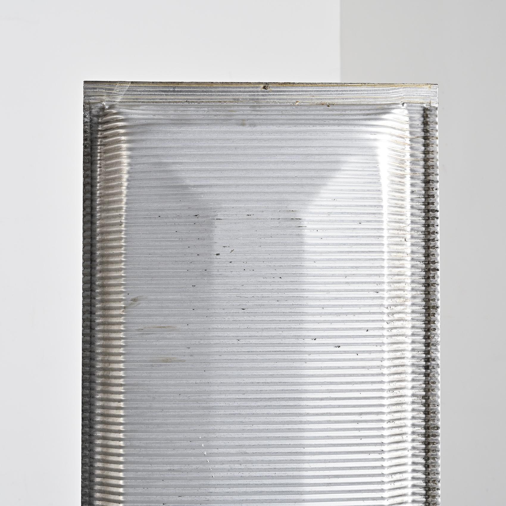 Aluminium Narrow Facade panel by Jean Prouvé, circa 1960, Lyon France en vente
