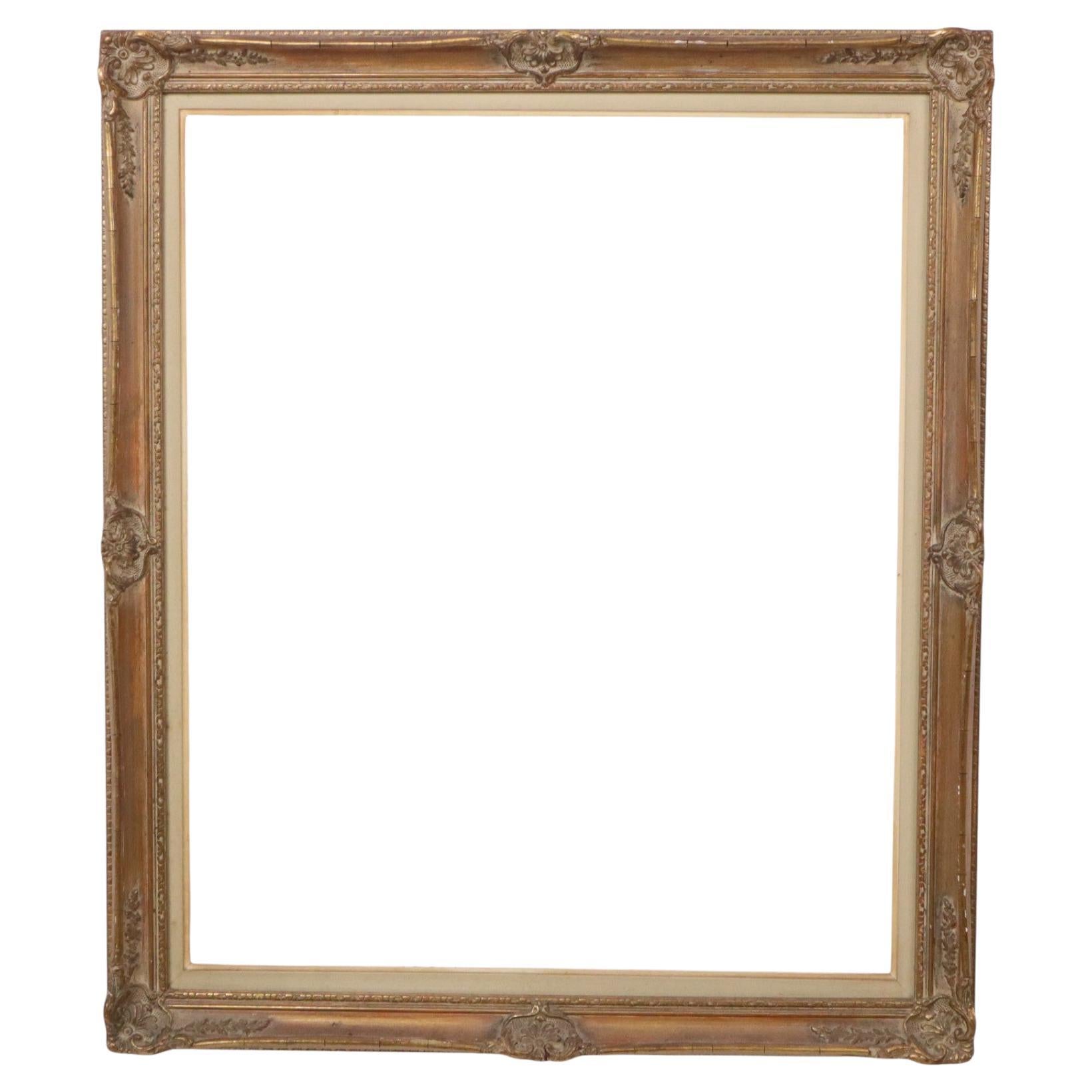 Narrow Golden Baroque Frame Painting Classic 70x60cm