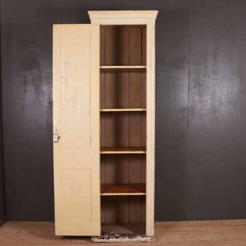 narrow linen cabinet