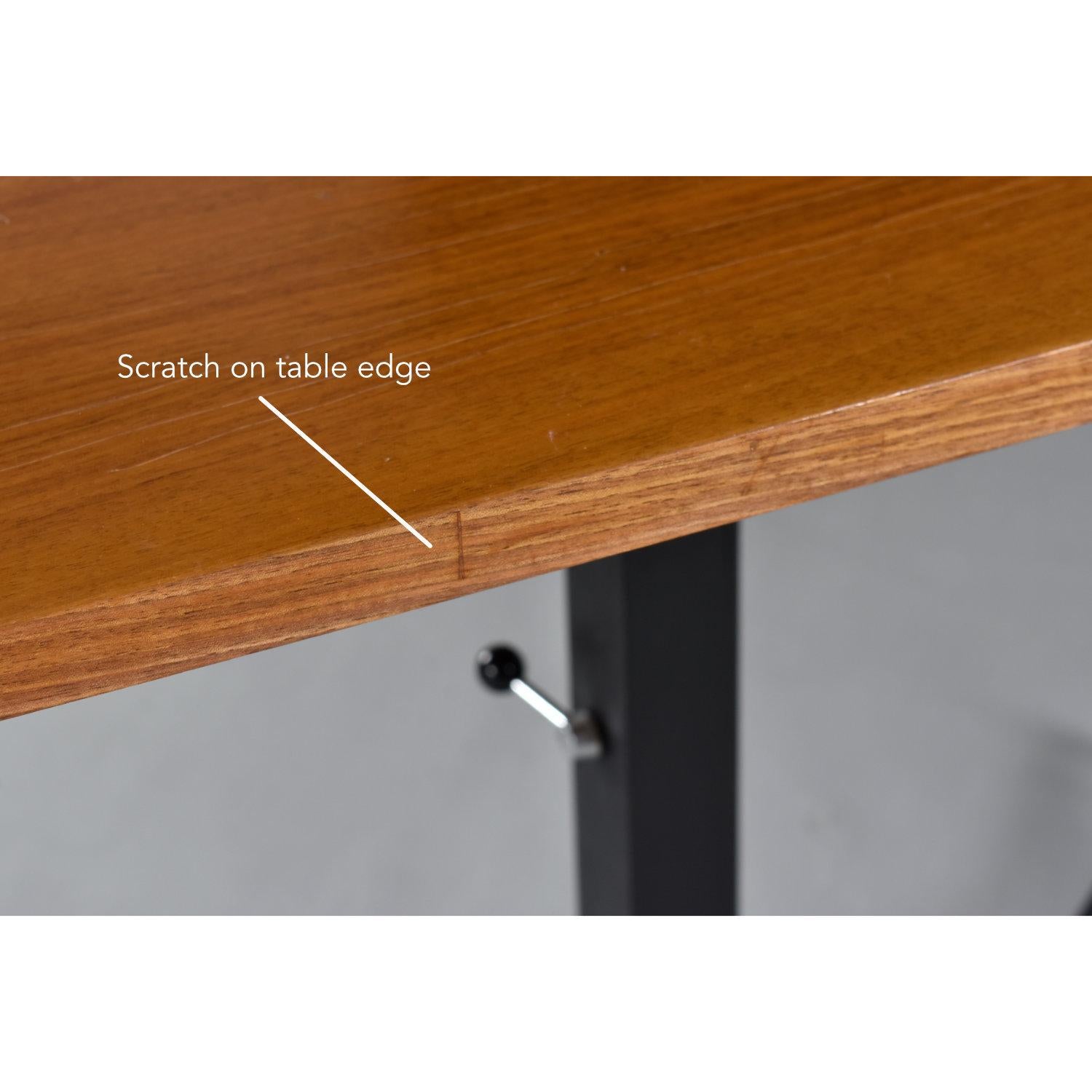 Table basse moderne étroite et réglable en hauteur, convertie en table de salle à manger à 6 places en vente 7