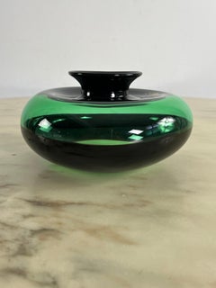 Cuenco de boca estrecha en cristal de Murano firmado Cenedese & Albarelli, años 70