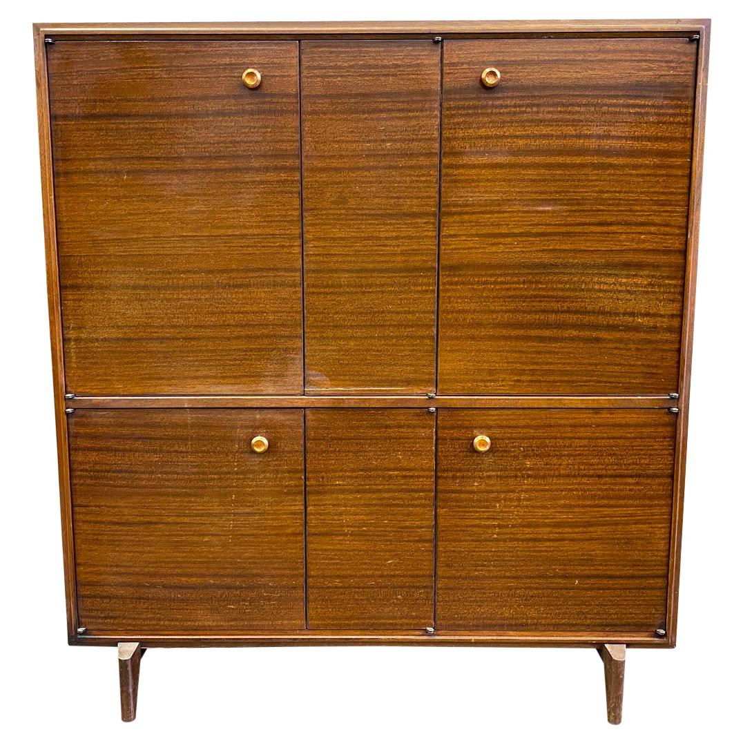 Narrow ‘multi-width’ Sideboard in Mahogany by Beaver + Tapley