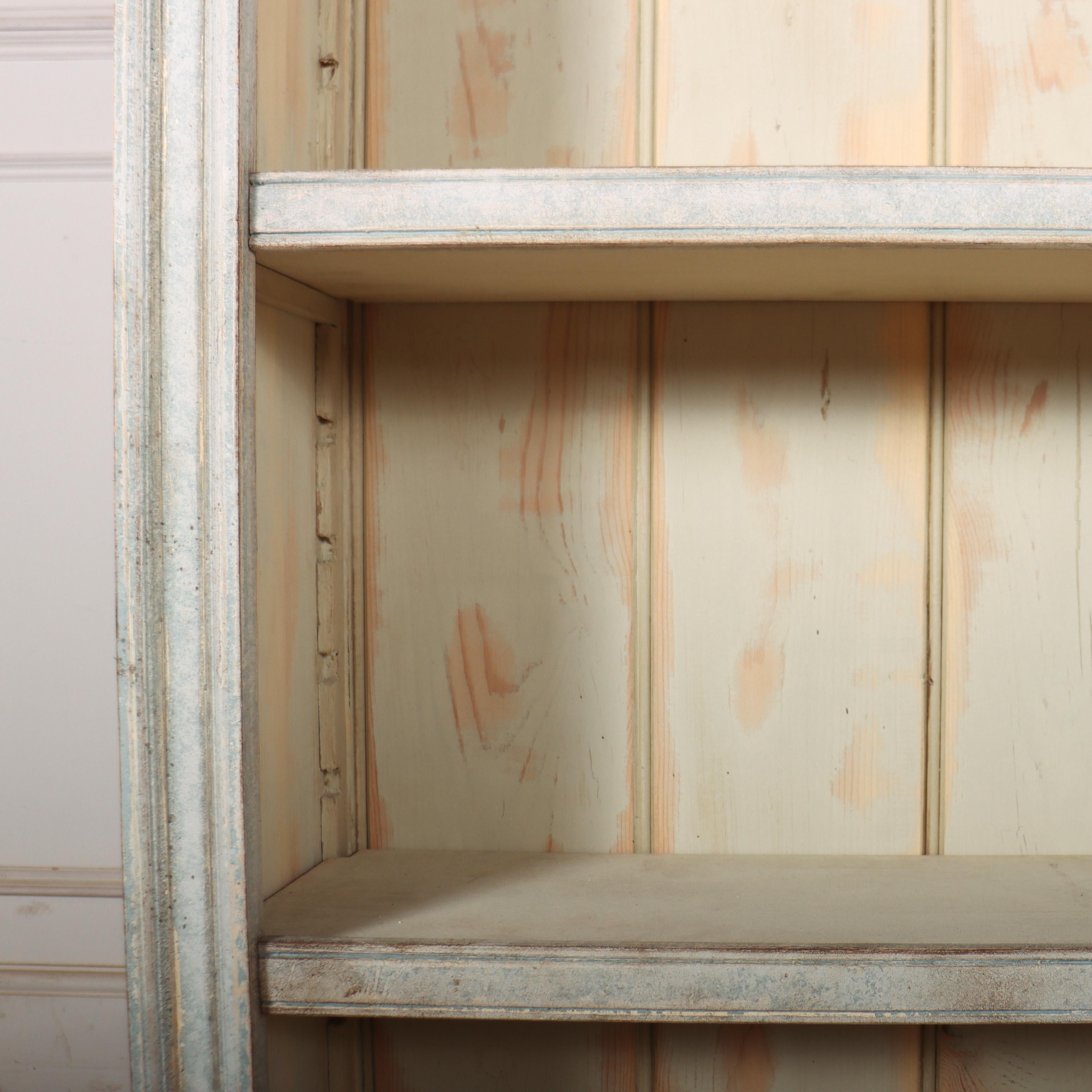 Narrow Painted French Bookcase For Sale 1
