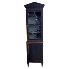 Narrow Period Bookcase by Karl Johan
