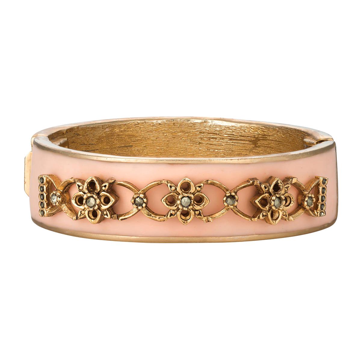 CINER Narrow Pink Secret Garden Bracelet For Sale